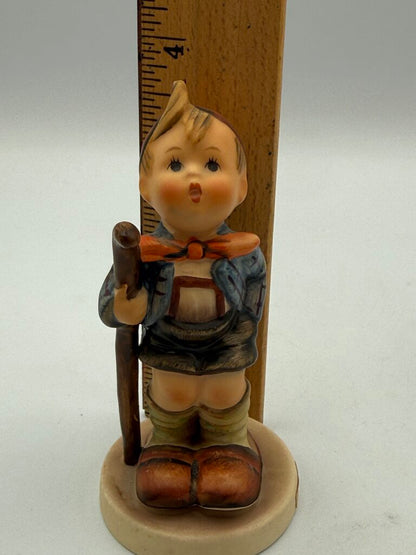 VTG lot of 4 Hummel Figurines Chimney Sweep, Hiker, Accordian, Singer /ro