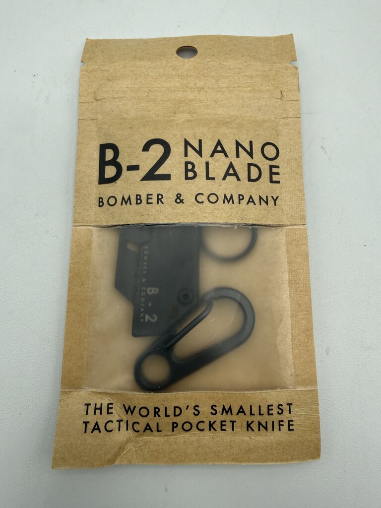 Bomber & Company B-2 Nano Blade Tactical Pocket Knife NEW /ro