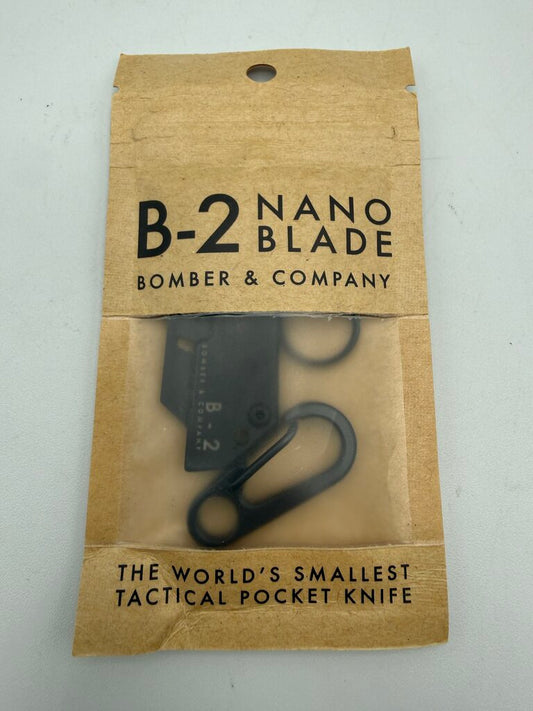 Bomber & Company B-2 Nano Blade Tactical Pocket Knife NEW /ro