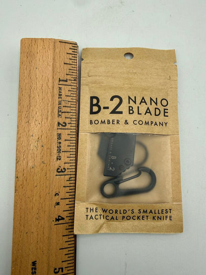 Bomber & Company B-2 Nano Blade Tactical Pocket Knife NEW /ro
