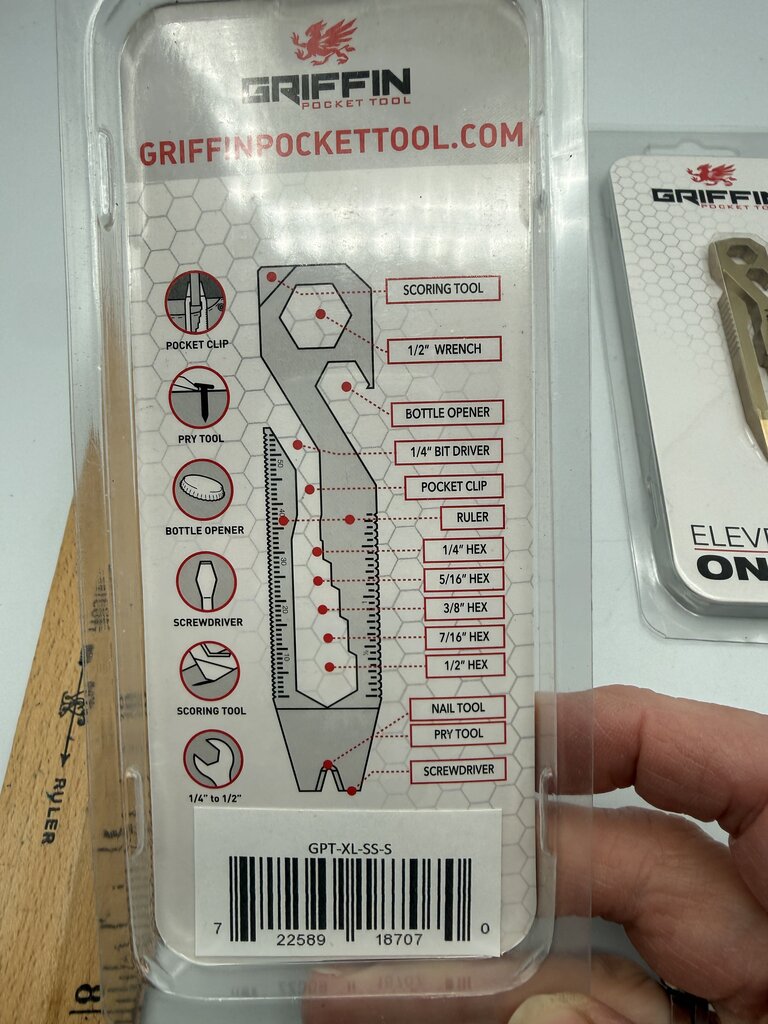 Griffin Pocket Tools lot of 3 Model Fifteen, Eleven, and Nine One Design /ro