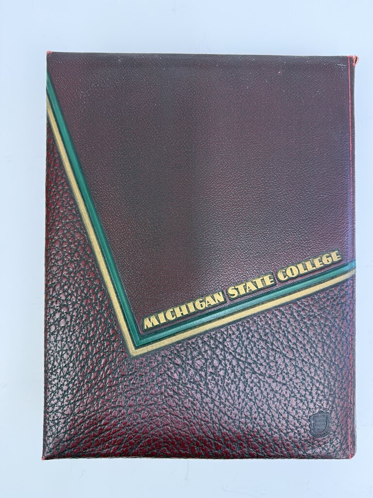 Vintage Michigan State College Wolverine of 1937 Yearbook /rb