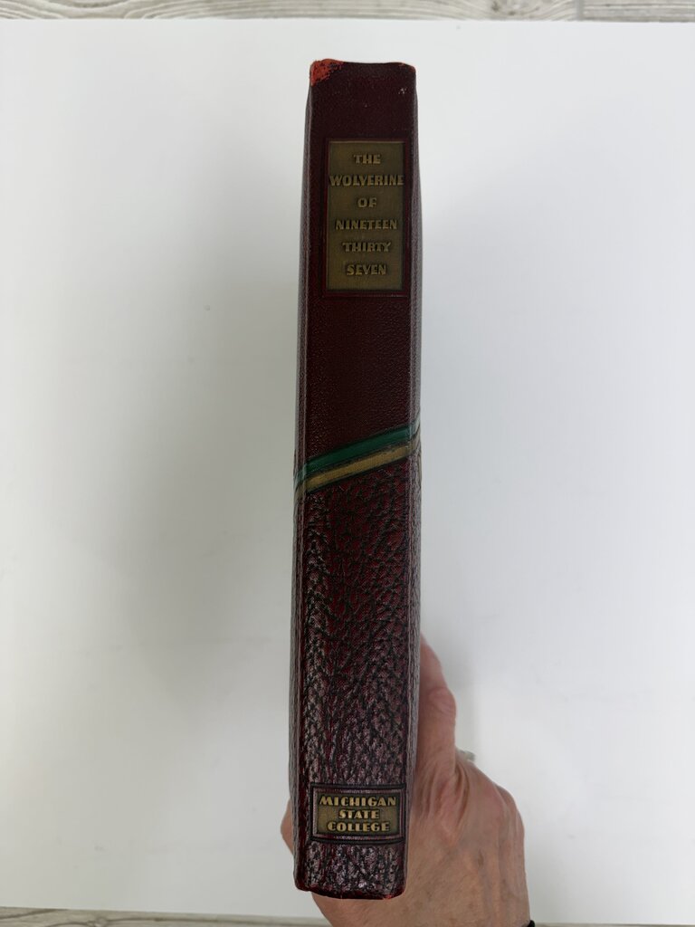 Vintage Michigan State College Wolverine of 1937 Yearbook /rb