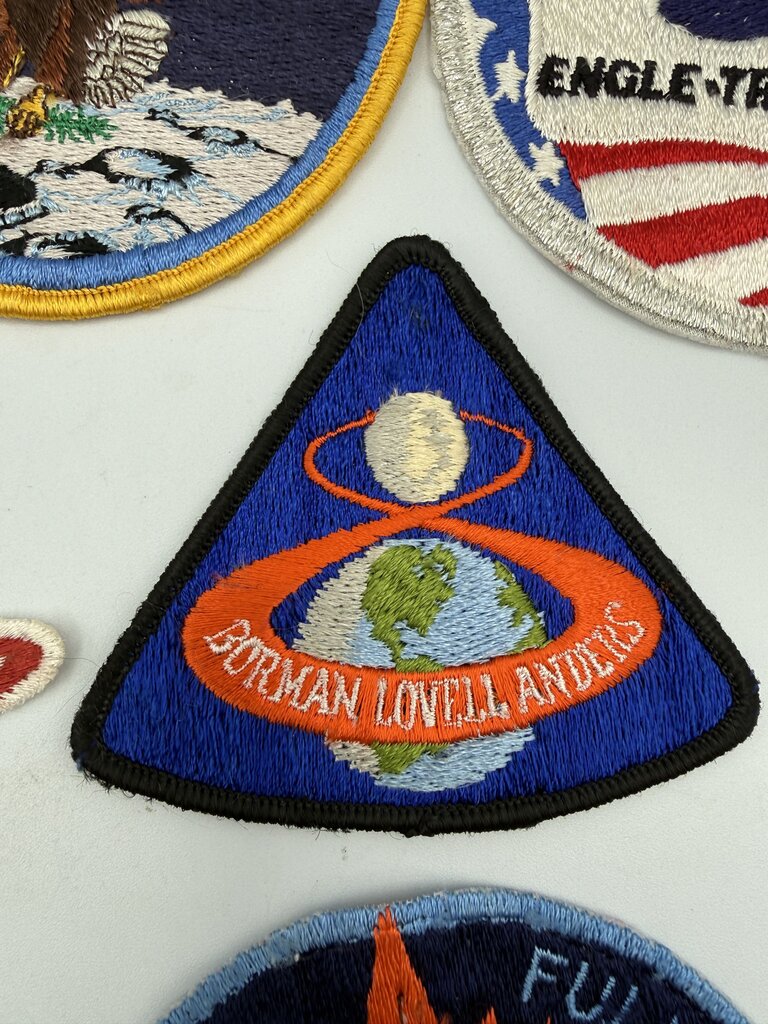 Lot of 7 Vintage NASA Apollo Columbia Embroidered Space Patches /ro