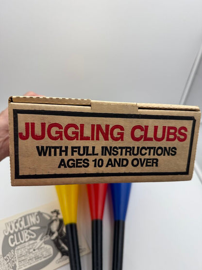 VTG Juggle Bugs Juggling Clubs by Professor Confidence in box /rb