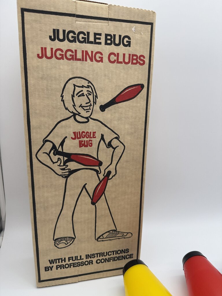 VTG Juggle Bugs Juggling Clubs by Professor Confidence in box /rb