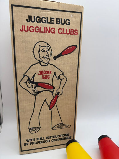 VTG Juggle Bugs Juggling Clubs by Professor Confidence in box /rb