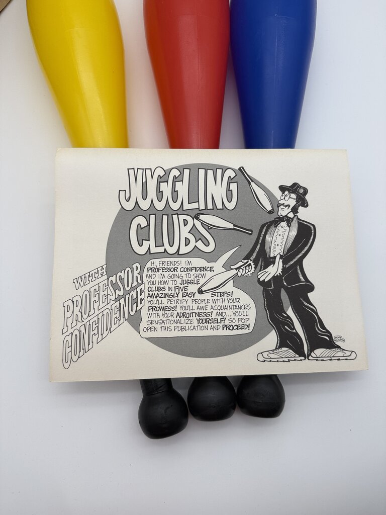 VTG Juggle Bugs Juggling Clubs by Professor Confidence in box /rb