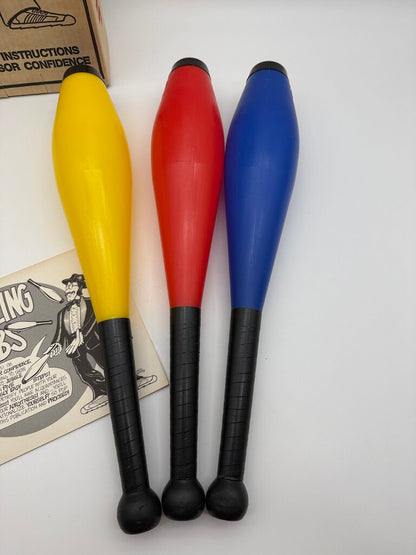 VTG Juggle Bugs Juggling Clubs by Professor Confidence in box /rb