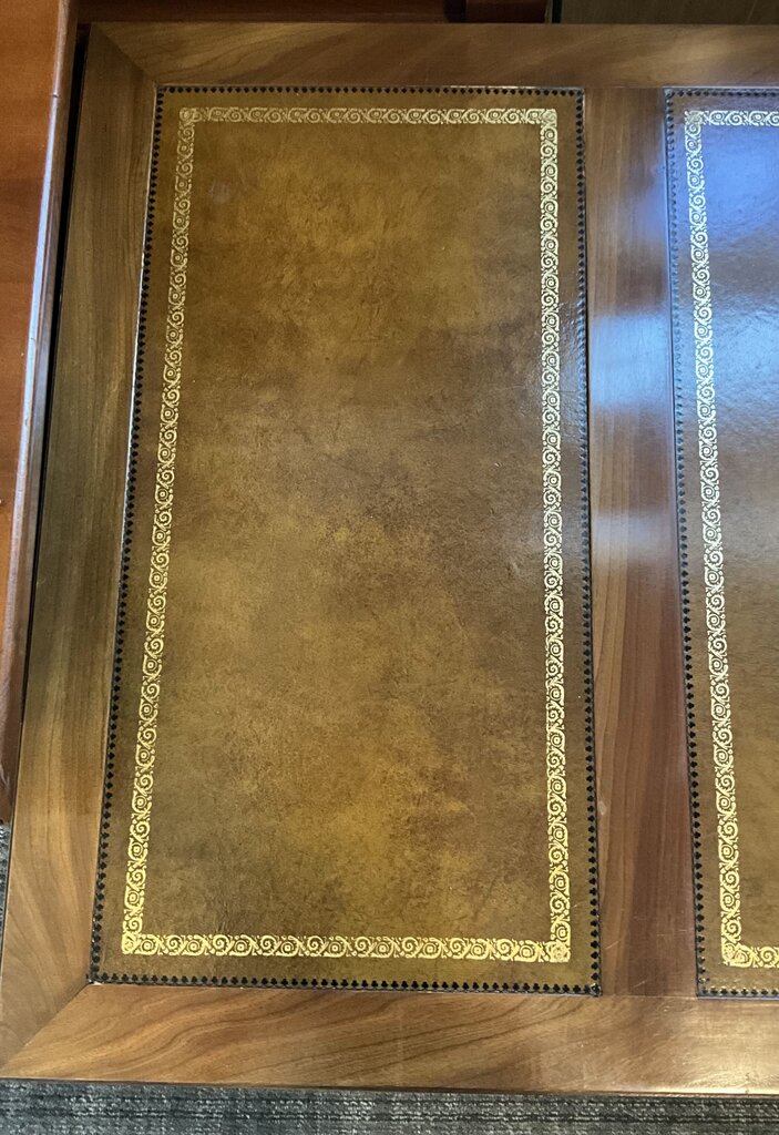 Sligh Tooled Leather Top Desk