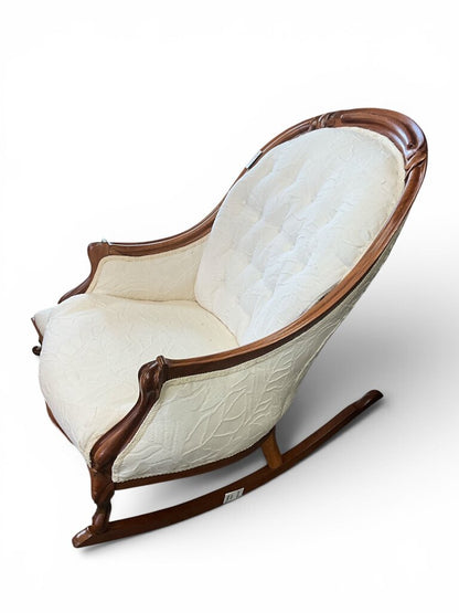 Victorian Antique Carved Rocking Chair