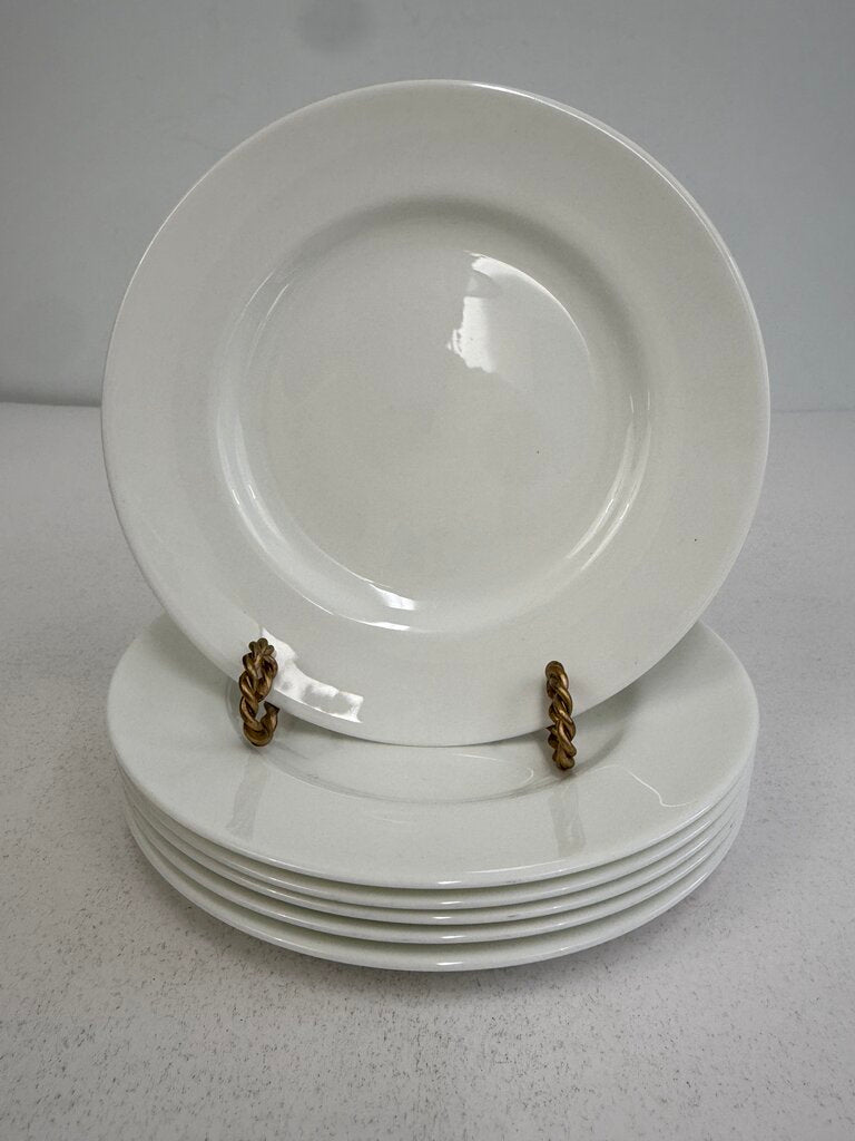 Wedgwood White Bone China Salad/Lunch Plates set of 6 /rb