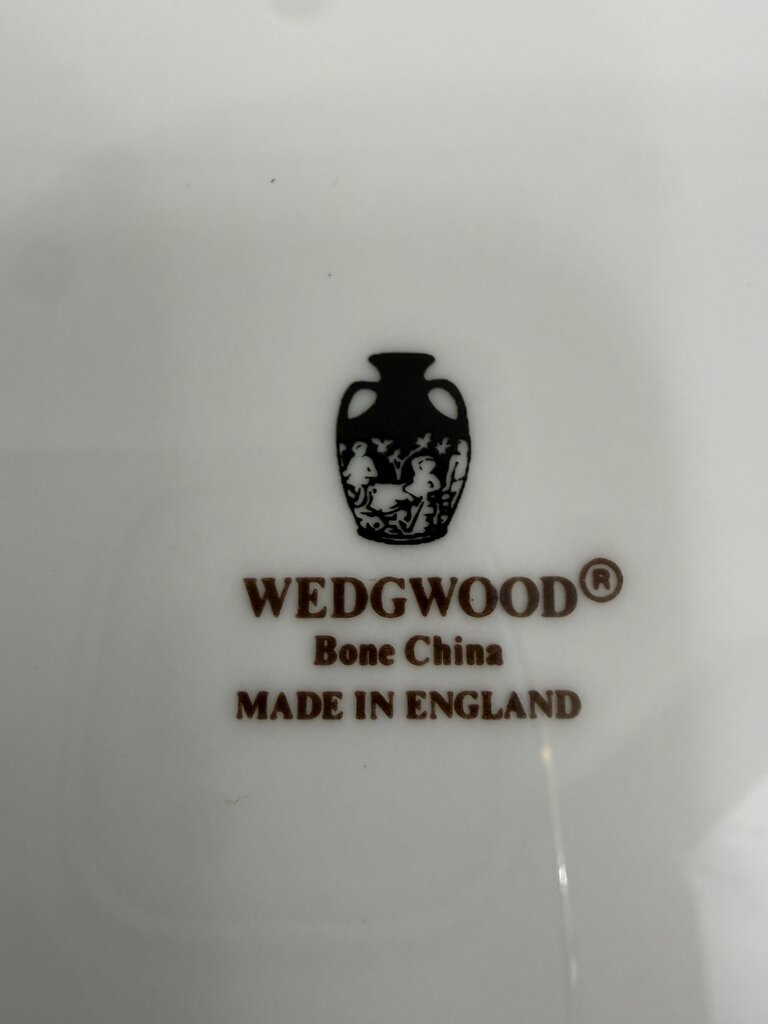 Wedgwood White Bone China Salad/Lunch Plates set of 6 /rb