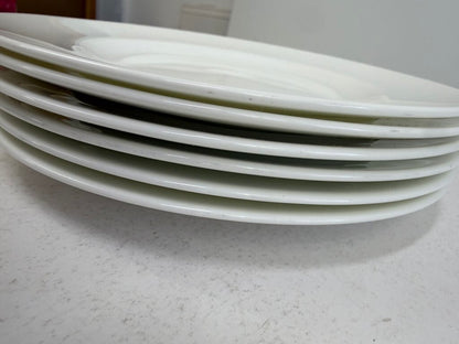 Wedgwood White Bone China Salad/Lunch Plates set of 6 /rb