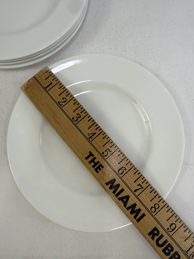Wedgwood White Bone China Salad/Lunch Plates set of 6 /rb