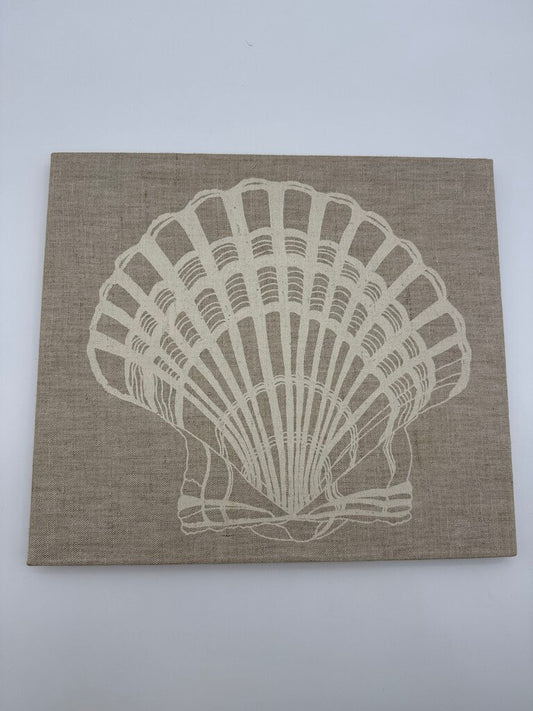 Marushka Textile Silk Screen Sea Shell Print 1979 16” x 14” /rw