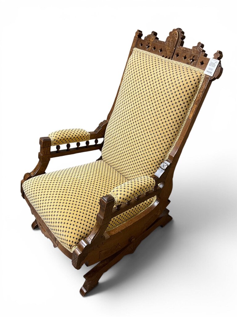 Antique Eastlake Styled Victorian Platform Rocker