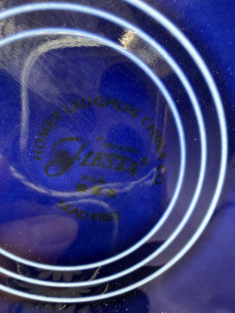 Fiestaware Cobalt Blue 12” Individual Pasta Bowl /rb