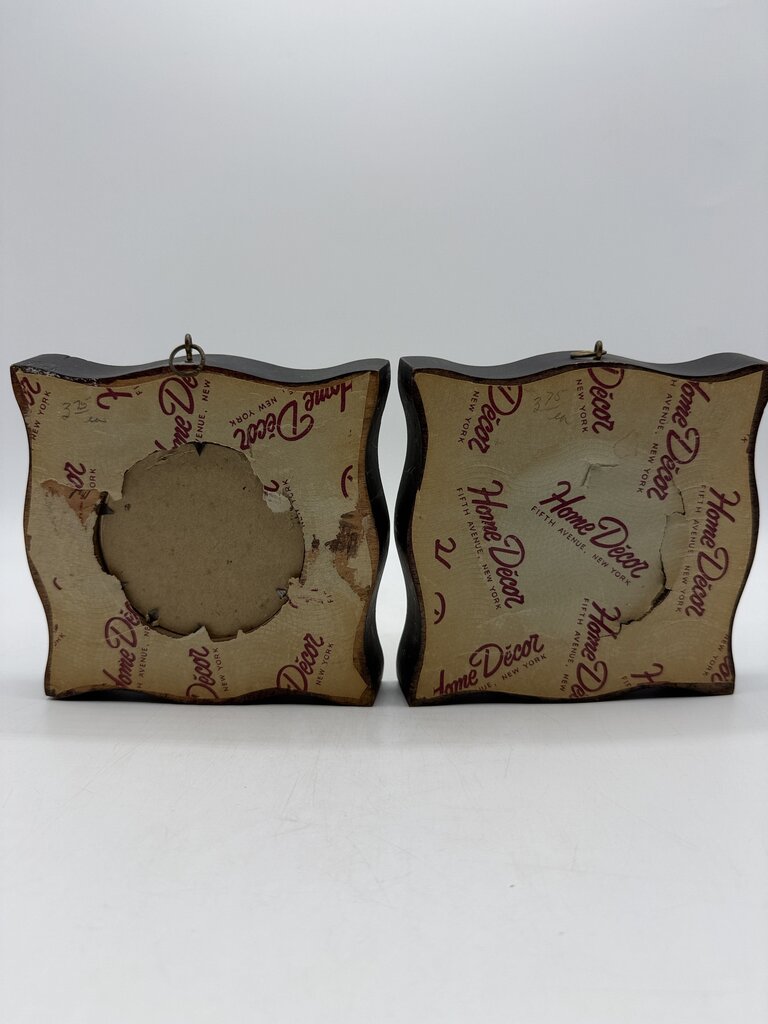 Set of 2 Framed Miniature Greek Themed Etchings /ro