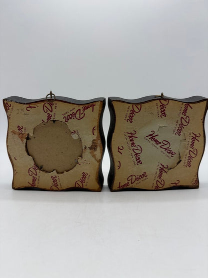 Set of 2 Framed Miniature Greek Themed Etchings /ro