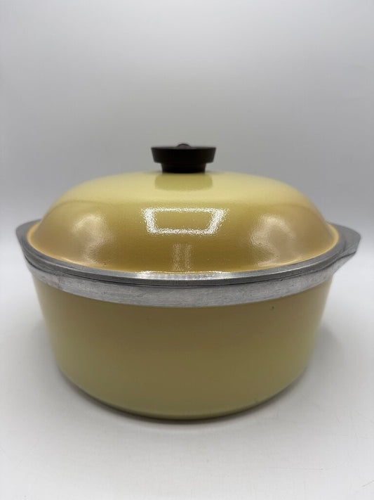 VTG Club Aluminum 3 Quart Dutch Oven Harvest Gold/Yellow color/rb