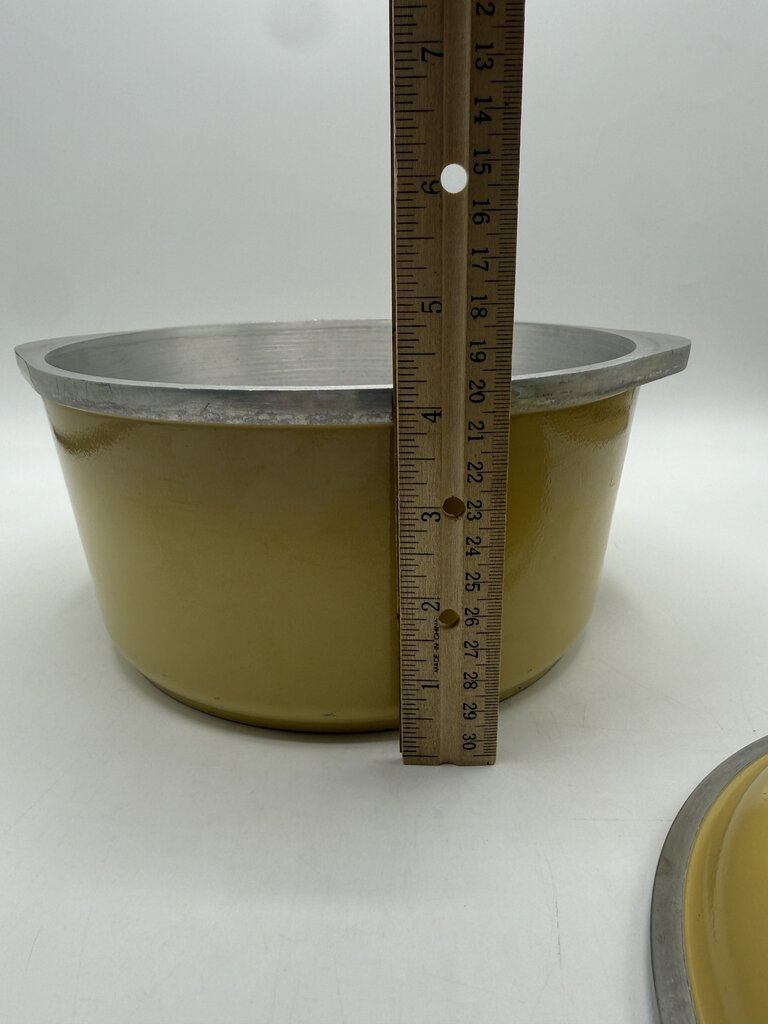 VTG Club Aluminum 3 Quart Dutch Oven Harvest Gold/Yellow color/rb