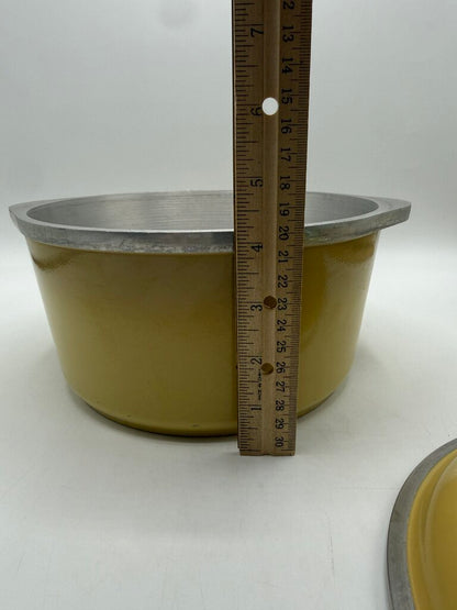 VTG Club Aluminum 3 Quart Dutch Oven Harvest Gold/Yellow color/rb