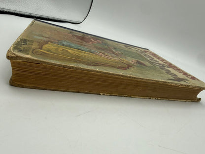 1902 Antique Children’s Game Book 240 Pages Illustrated /ro