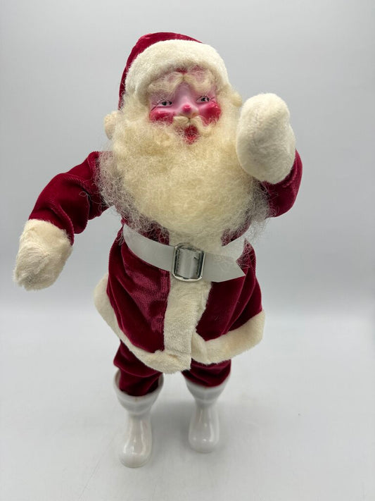 1950’s Harold Gale Santa 15” Tall Red Velvet Suit /rw
