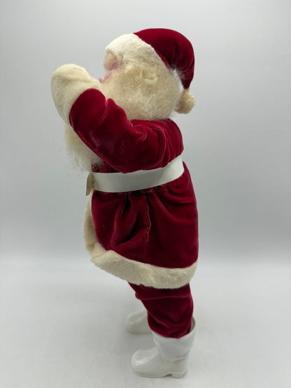 1950’s Harold Gale Santa 15” Tall Red Velvet Suit /rw