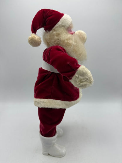 1950’s Harold Gale Santa 15” Tall Red Velvet Suit /rw