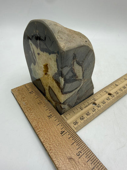 Agate Crystal Bookends w/Crystal Geode Centers Natural Colors /rw
