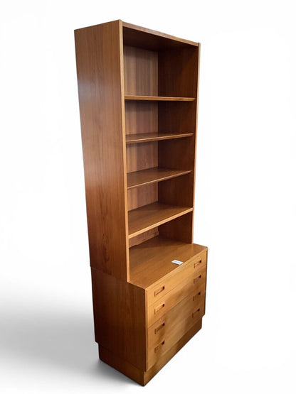 Danish Bookcase w/ Chest