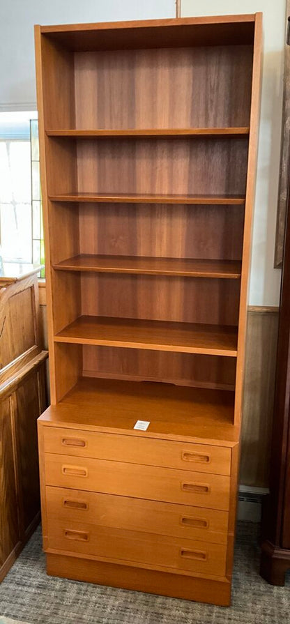Danish Bookcase w/ Chest