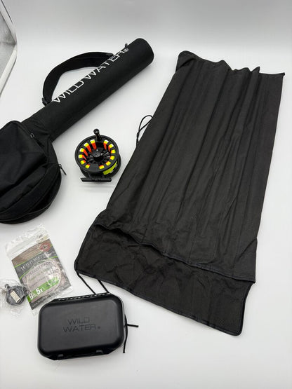Wild Water Standard Fly Fishing Kit FWT Rod 9 Foot 7 pc /rw