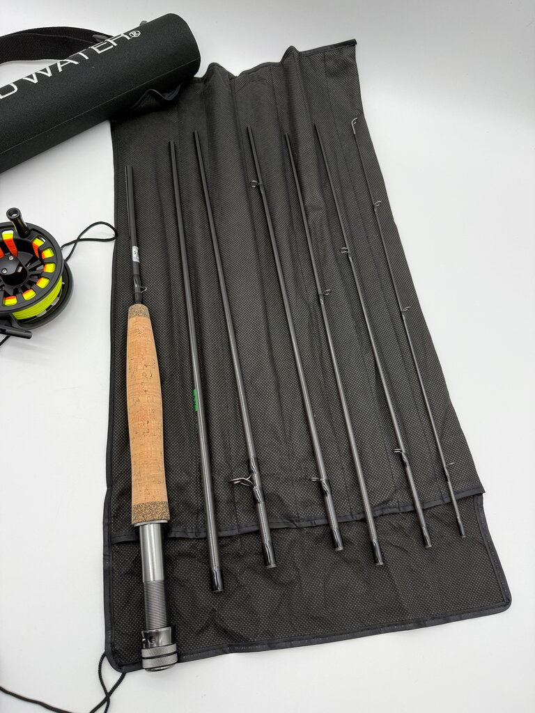 Wild Water Standard Fly Fishing Kit FWT Rod 9 Foot 7 pc /rw