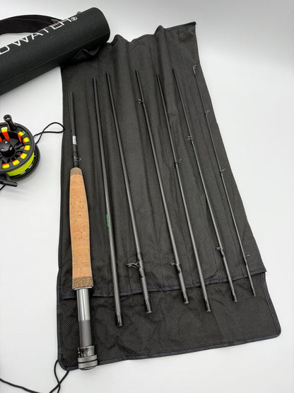 Wild Water Standard Fly Fishing Kit FWT Rod 9 Foot 7 pc /rw