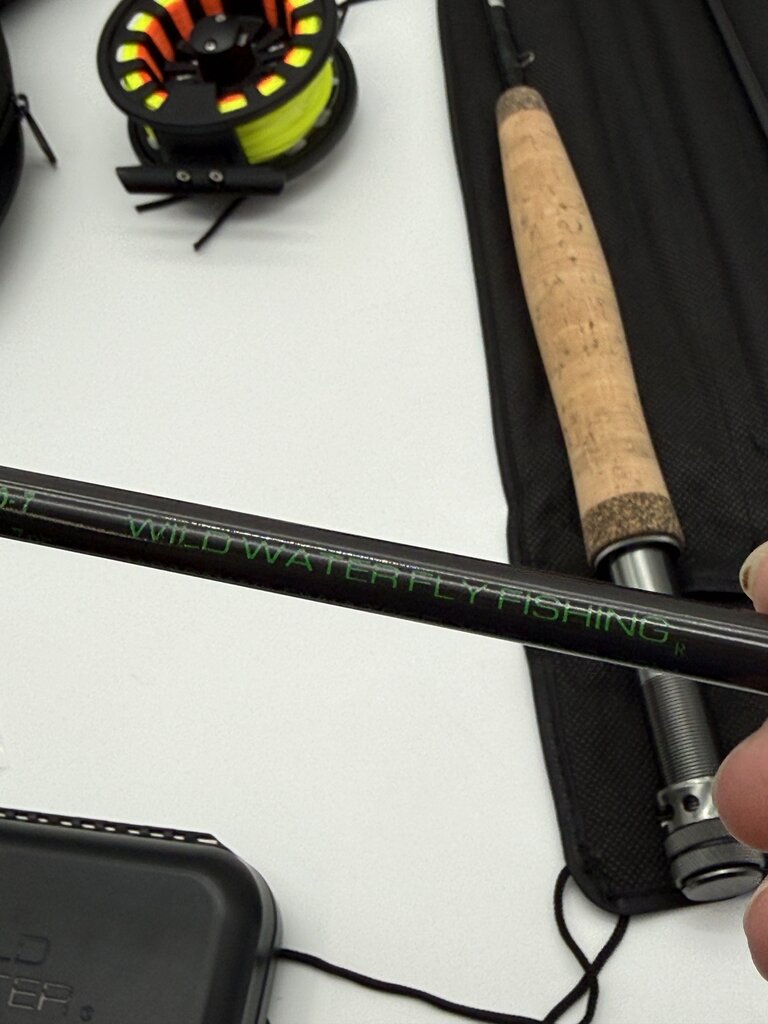 Wild Water Standard Fly Fishing Kit FWT Rod 9 Foot 7 pc /rw