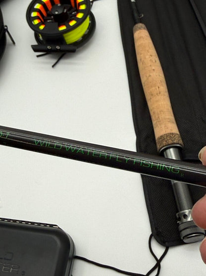 Wild Water Standard Fly Fishing Kit FWT Rod 9 Foot 7 pc /rw