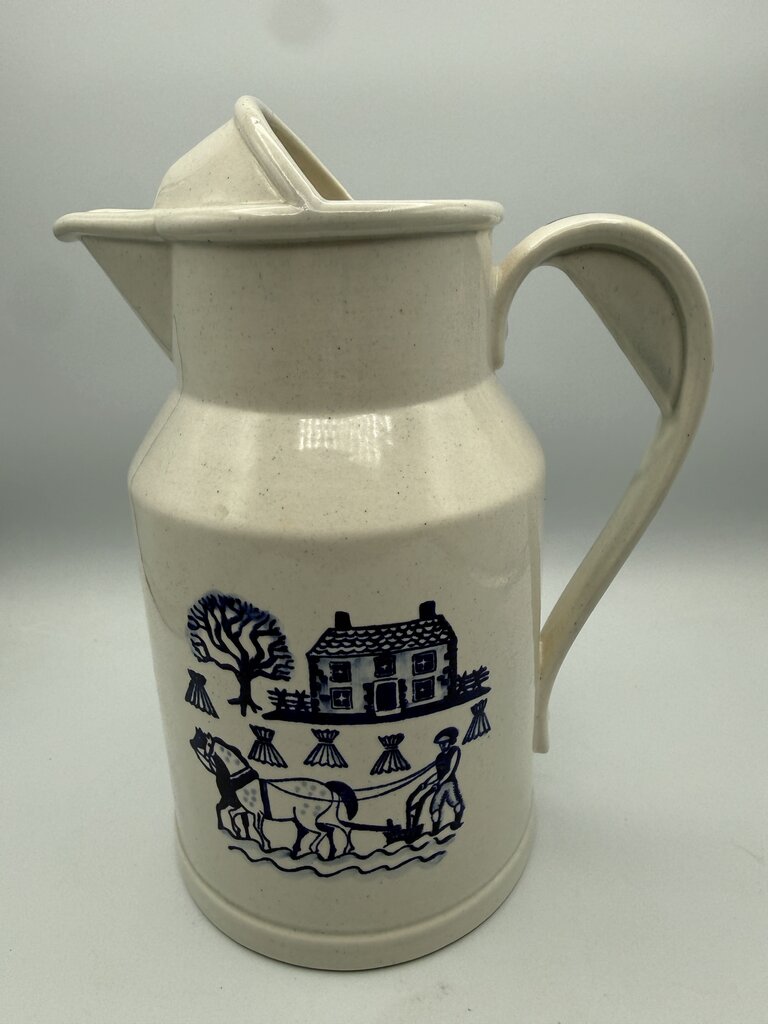 Metlox Poppytrail Homestead Provincial Blue Water/Milk Pitcher /roh