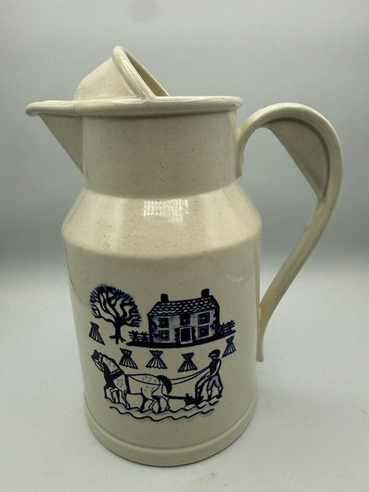 Metlox Poppytrail Homestead Provincial Blue Water/Milk Pitcher /roh
