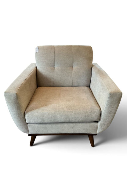 Modern Arm Chair W/Ottoman