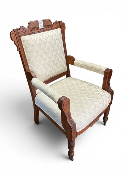Antique Victorian Eastlake Styled Armchair