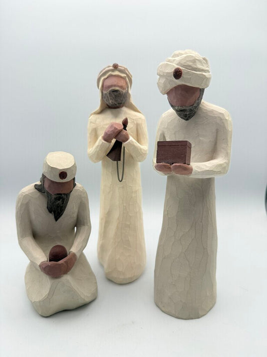 Willow Tree Three Wise Men Nativity Set Demidaco /rw