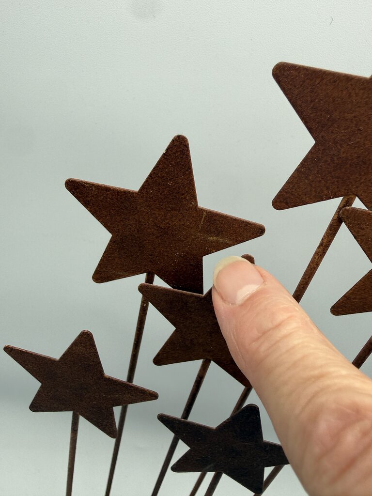 Willow Tree Nativity Jesus Mary & Joesph w/metal Stars /rw