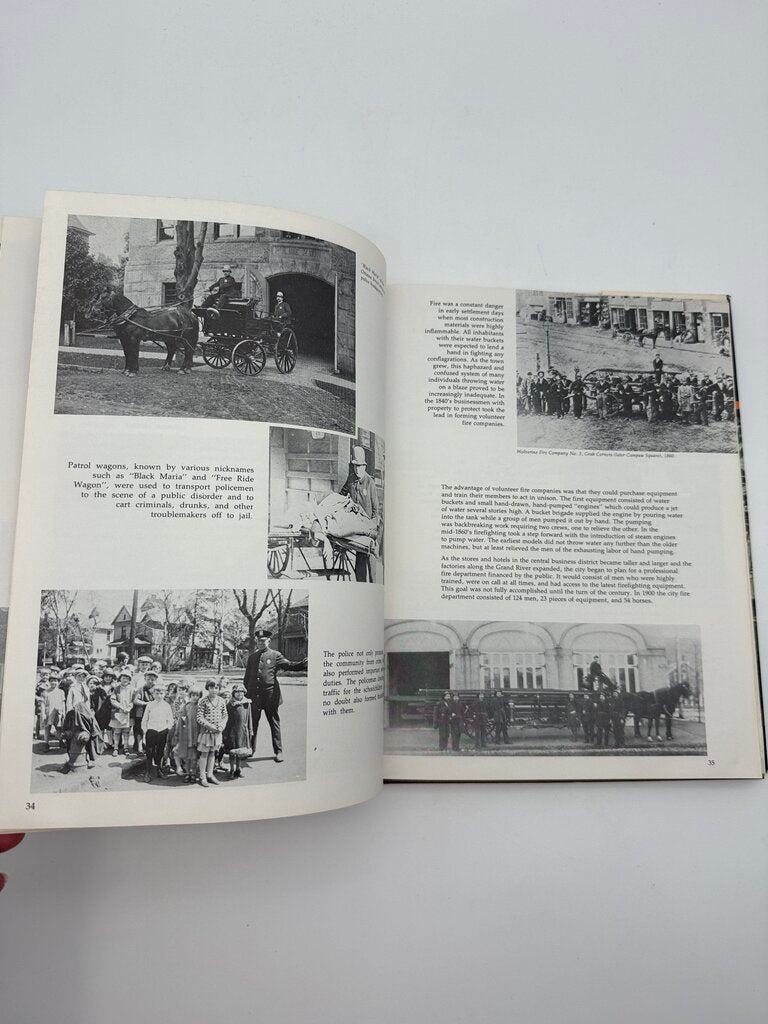 1976 Pictorial History of Grand Rapids Mapes & Travis Hardcover Book /ro