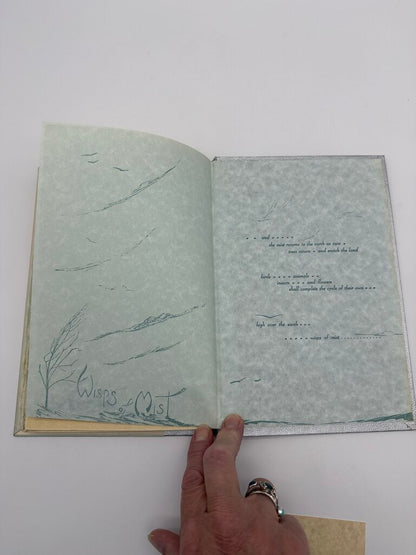 Wisps of Mist by Gwen Frostic 1969 Hardcover Poetry Book /ro