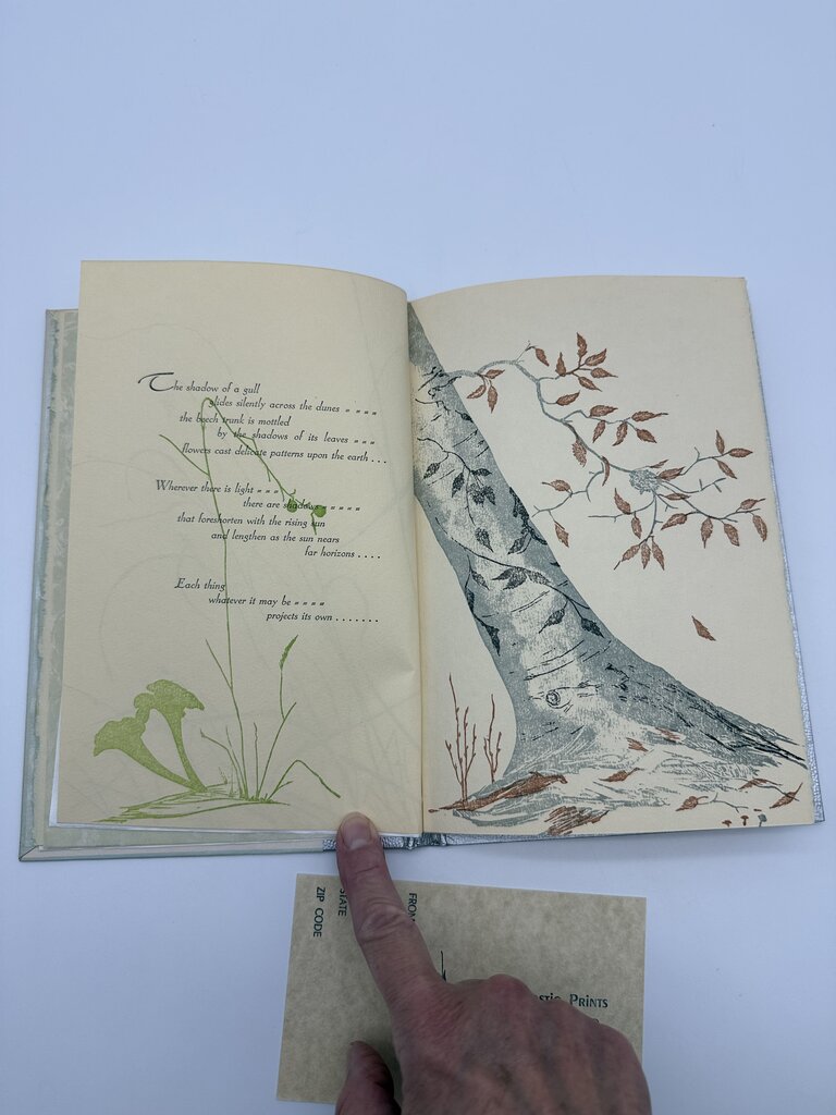 Wisps of Mist by Gwen Frostic 1969 Hardcover Poetry Book /ro