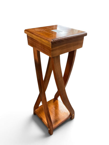 Twisted Tiered End Table