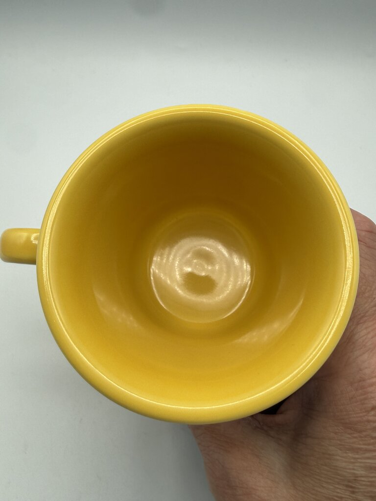 HLC Fiesta Daffodil Yellow Mug with Bumble Bees /rc